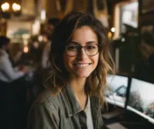 An advisor on a video call with a client team