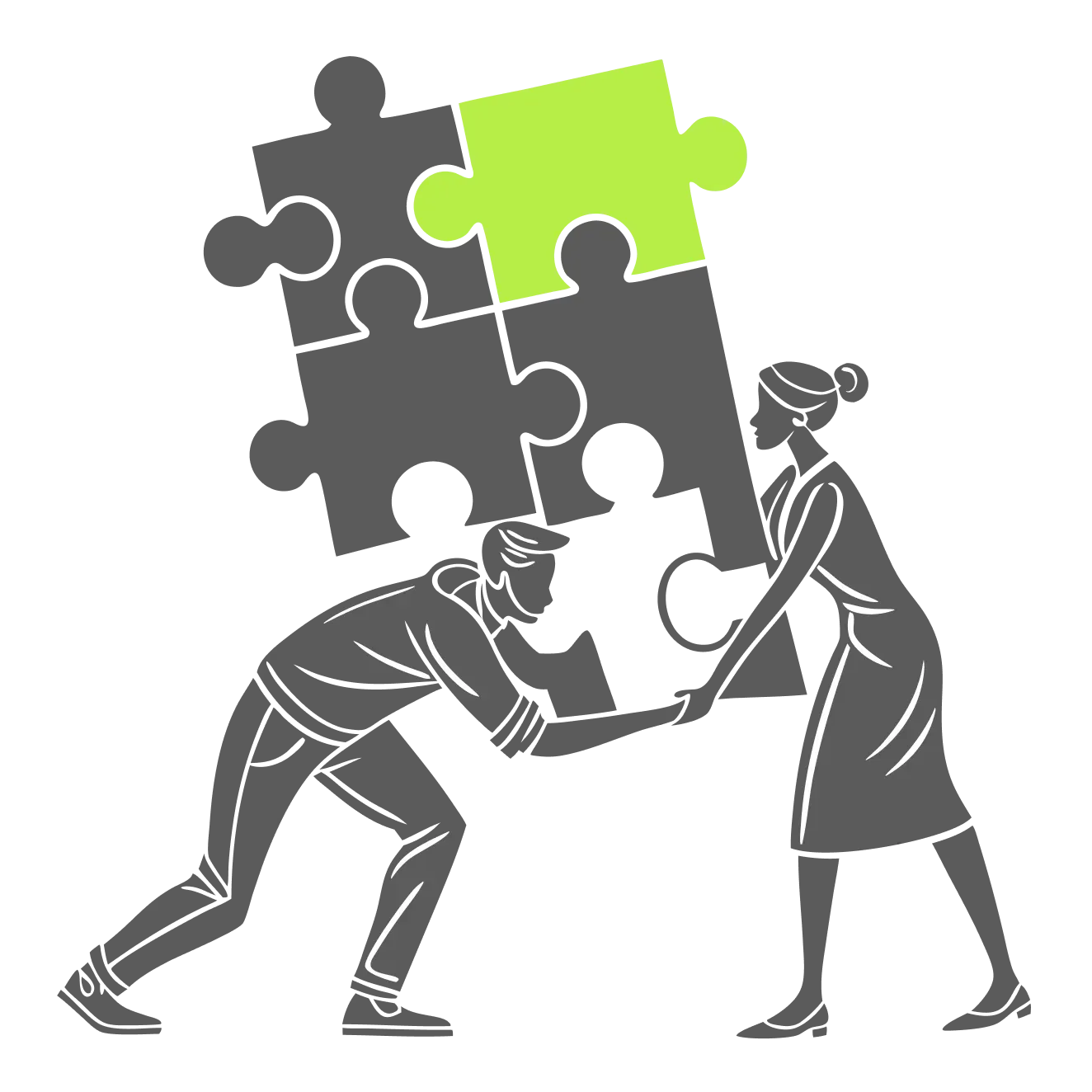 Two consultants reviewing a site plan together